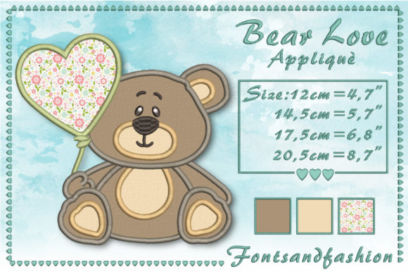 Bear Love Appliqué: A Designer’s Review for Craft Fairs