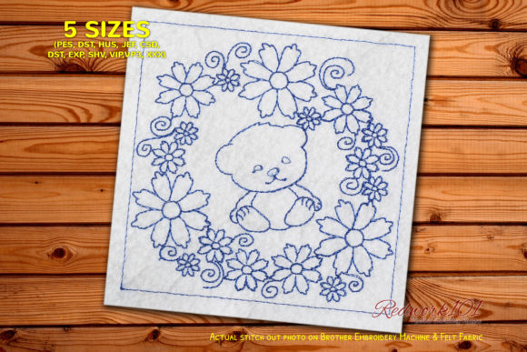 Cute Baby Bear in Floral Circle: A Seller’s Review
