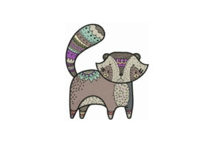 Design Review: Decorated Raccoon for Small Business Merch