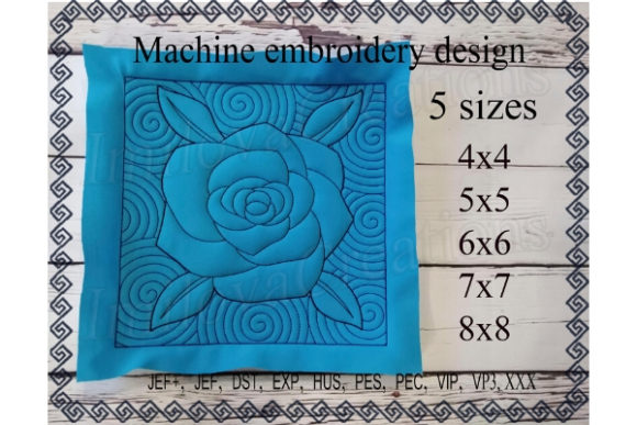 Quilt Block - Rose: A Designer’s Holiday Review