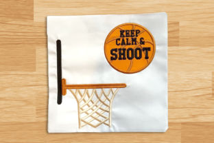 Review: Keep Calm and Shoot Basketball Applique