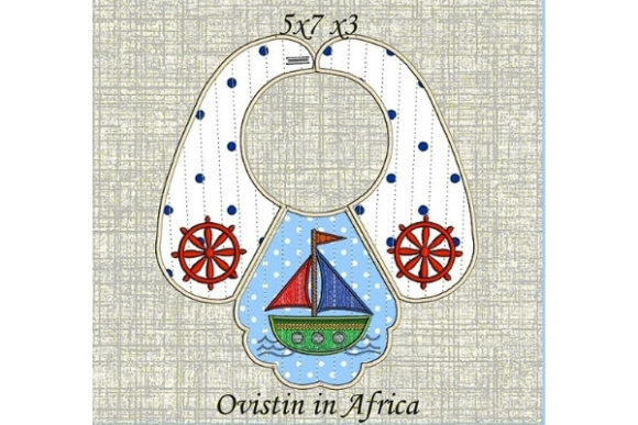 Review: Lovely Nautical Baby Bib for Small Hoops