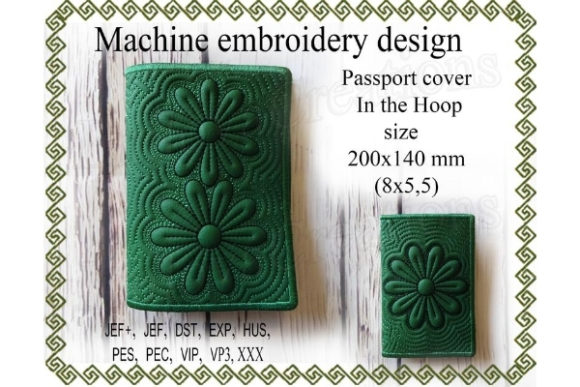 Review: Passport Cover In The Hoop Flower Design