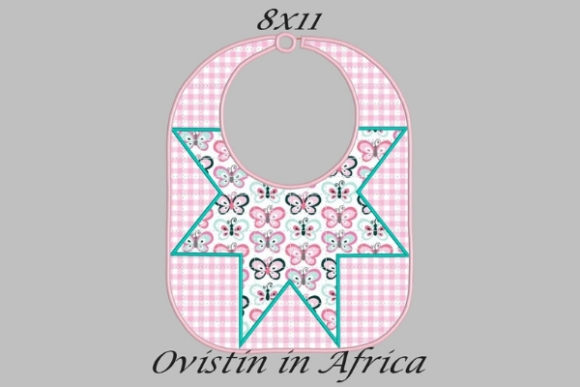 Review: Pink Star Adorable Baby Bib Large for Custom Gifts