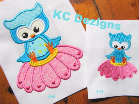 Review: Spring Owl Sitting on Flower Applique