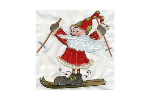 Sassy Skiing Santa: A Craft Fair Best-Seller